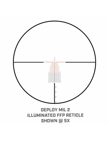 Visor BUSHNELL MATCH PRO ED 5-30x56 Side Focus Deploy MIL 2 FFP ilum.