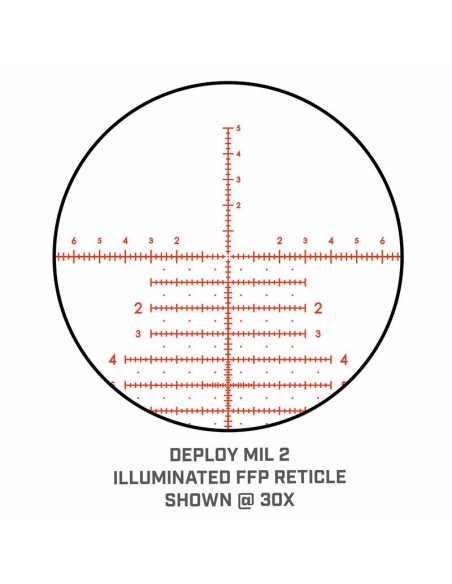 Visor BUSHNELL MATCH PRO ED 5-30x56 Side Focus Deploy MIL 2 FFP ilum.
