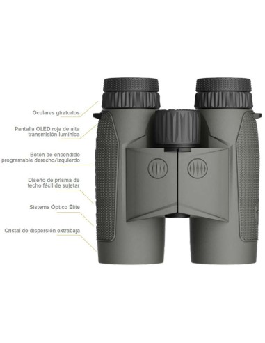 Prismático telémetro LEUPOLD BX-4 Range HD TBR/W - 10x42