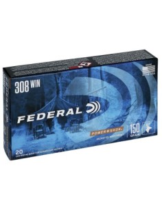 Munición metálica FEDERAL Power-Shok - 308 Win. - 150 grains - SP 2