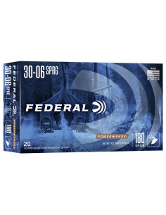 Munición metálica FEDERAL Power-Shok - 30-06 - 180 grains - SP 2