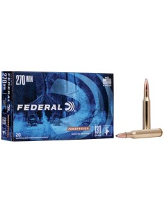 Munición metálica FEDERAL Power-Shok - 270 Win. - 130 grains - SP