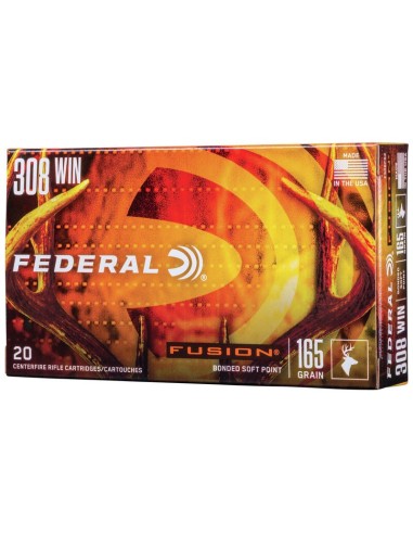 Munición metálica FEDERAL Fusion - 308 Win. - 165 grains