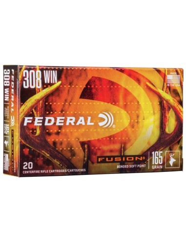 Munición metálica FEDERAL Fusion - 308 Win. - 165 grains