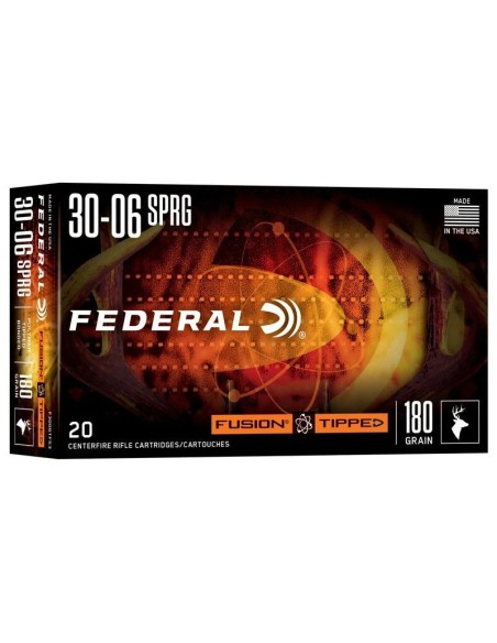 Munición metálica FEDERAL Fusion Tipped - 30-06 - 180 grains