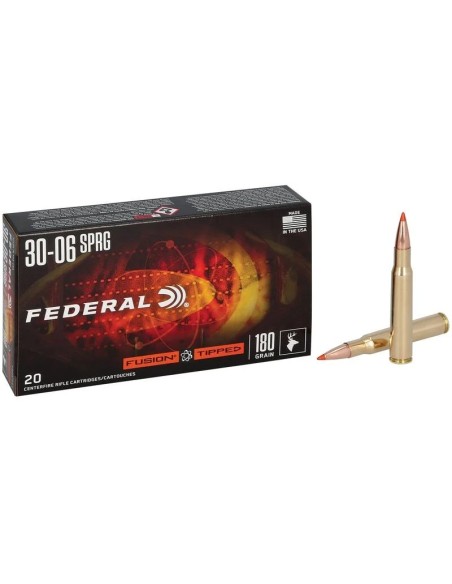 Munición metálica FEDERAL Fusion Tipped - 30-06 - 180 grains