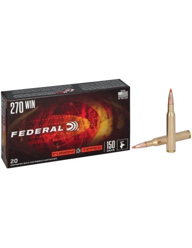Munición metálica FEDERAL Fusion Tipped - 270 Win. - 150 grains
