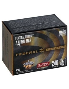 Munición FEDERAL Personal Defense Hydra-Shok - 44 Rem. Mag. - 240 grains - JHP 2