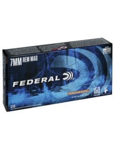 Munición metálica FEDERAL Power-Shok - 7mm. Rem. Mag. - 150 grains - SP 2