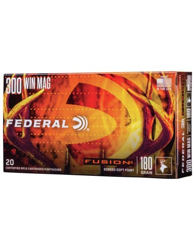 Munición metálica FEDERAL Fusion - 300 Win. Mag. - 180 grains