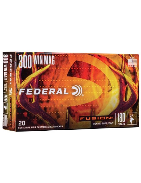 Munición metálica FEDERAL Fusion - 300 Win. Mag. - 180 grains