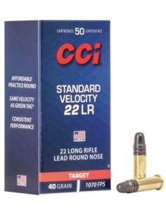 Munición CCI Standard Velocity - .22 LR - 40 grains - LRN