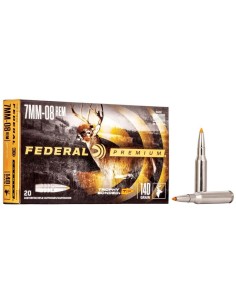Munición metálica FEDERAL Trophy Bonded Tip - 7mm-08 - 140 grains