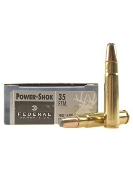 Munición metálica FEDERAL Power-Shok - 35 Rem. - 200 grains - SP RN