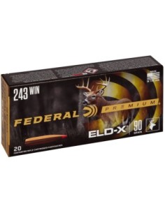 Munición metálica FEDERAL Hornady ELD-X - 243 Win. - 90 grains