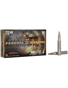 Munición metálica FEDERAL Nosler Partition - 270 Win. - 150 grains