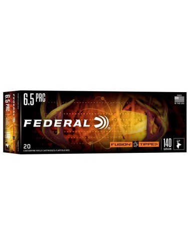 Munición metálica FEDERAL Fusion Tipped - 6.5 PRC - 140 grains
