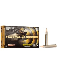Munición metálica FEDERAL Berger Hibrid Hunter - 300 Win. Mag. - 185 grains