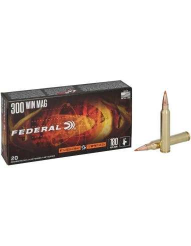 Munición metálica FEDERAL Fusion Tipped - 300 Win. Mag. - 180 grains