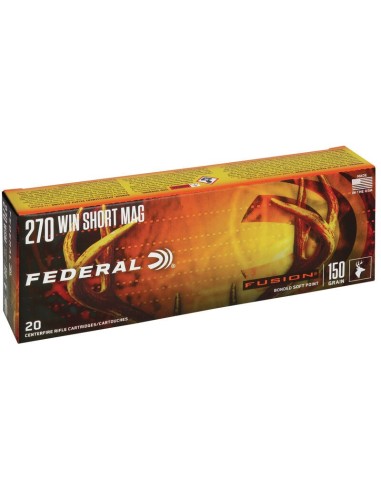 Munición metálica FEDERAL Fusion - 270 WSM - 150 grains