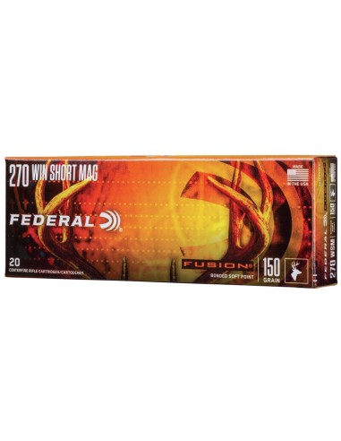 Munición metálica FEDERAL Fusion - 270 WSM - 150 grains