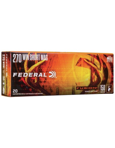 Munición metálica FEDERAL Fusion - 270 WSM - 150 grains