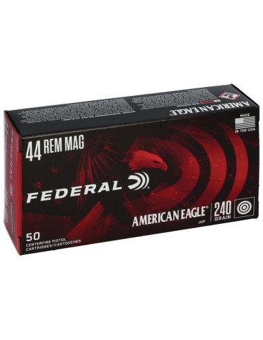 Munición metálica FEDERAL American Eagle - 44 Rem. Mag. - 240 grains - JHP