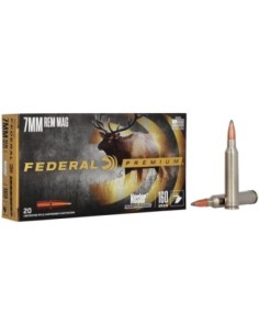 Munición metálica FEDERAL Nosler Partition - 7mm. Rem. Mag. - 160 grains