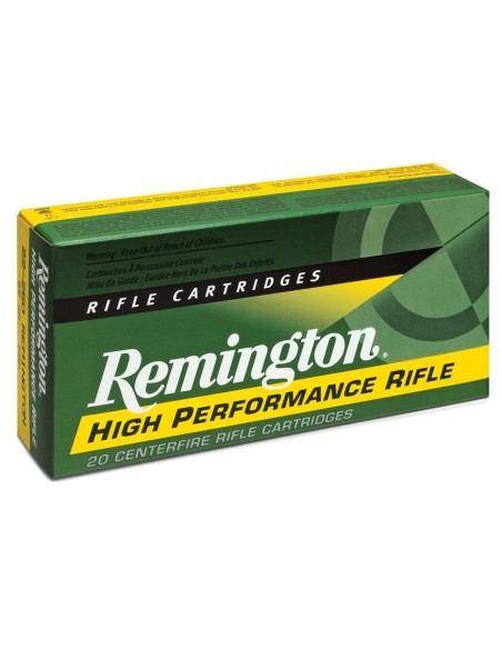 Munición metálica REMINGTON HIGH PERFORMANCE RIFLE - 22-250 - 55 grains
