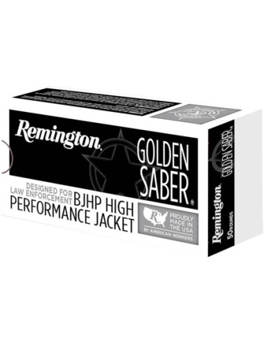 Munición Remington - Golden Saber HPJ Bonded - 9mm. BJHP - 147 grains
