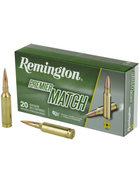 Munición metálica REMINGTON PREMIER MATCH - 6.5 Creedmoor - 140 grains