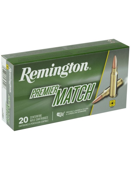 Munición metálica REMINGTON PREMIER MATCH - 6.5 Creedmoor - 140 grains