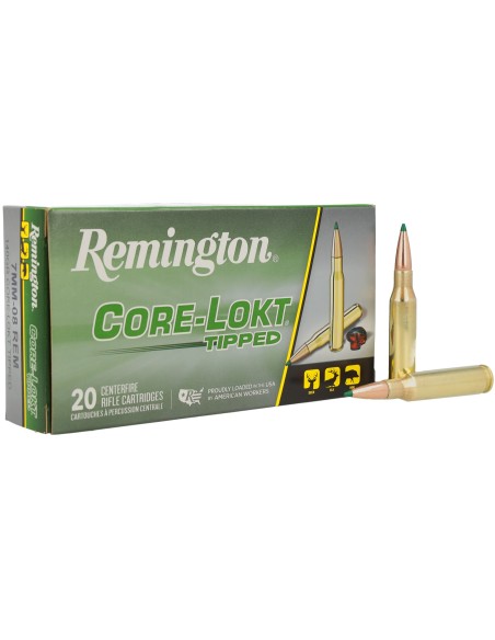 Munición metálica REMINGTON Core-Lokt Tipped - 7mm-08 - 140 grains