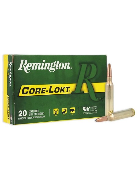 Munición metálica REMINGTON CORE-LOKT - 7mm. Rem. Mag. - 140 grains