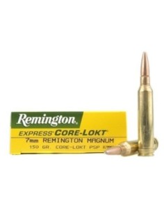 Munición metálica REMINGTON CORE-LOKT - 7mm. Rem. Mag. - 150 grains 2