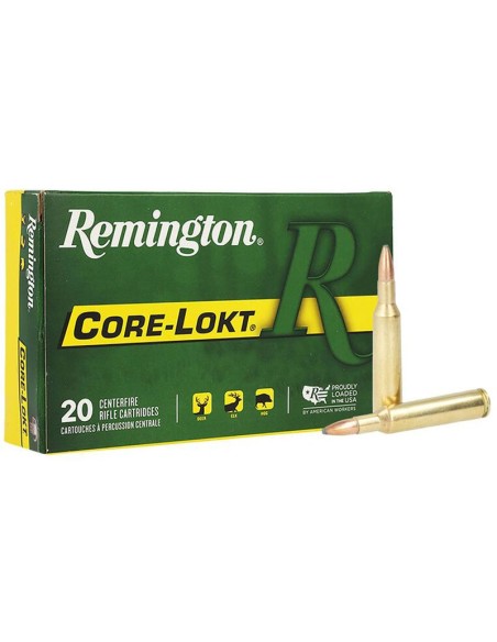 Munición metálica REMINGTON CORE-LOKT - 6mm Rem. - 100 grains