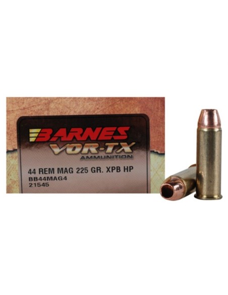 Munición metálica BARNES - VOR-TX - 44 Rem. Mag. - 225 grains
