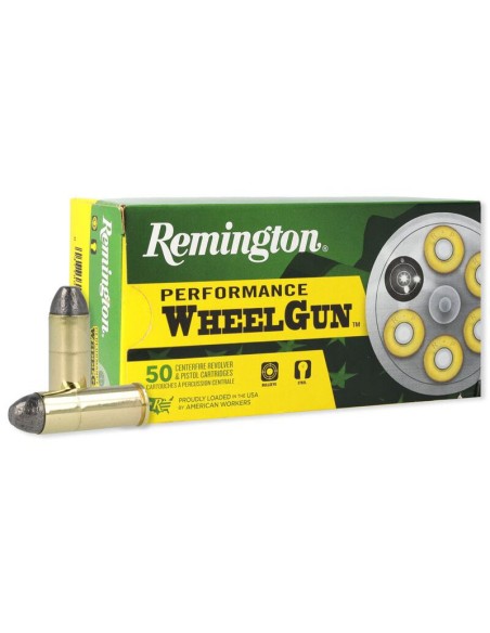 Munición metálica REMINGTON Performance WheelGun - 45 Colt - 250 grains - LRN