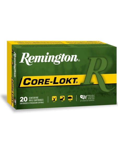 Munición metálica REMINGTON CORE-LOKT - 300 RUM - 180 grains