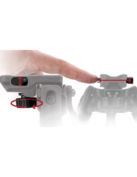 Bípode SAVAGE pivotante