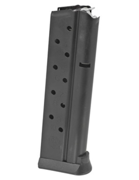 Cargador metálico RUGER SR1911 Competition 10R negro - 9mm.