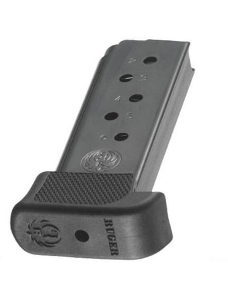 Cargador metálico RUGER LCP 7R con extensión - 380 Auto