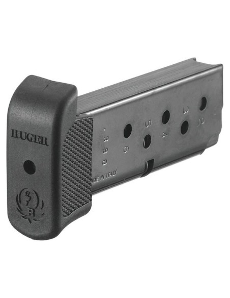 Cargador metálico RUGER LCP 7R con extensión - 380 Auto