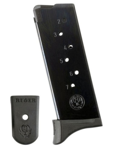 Cargador metálico RUGER EC9s / LC9s 7R con placa base extendida