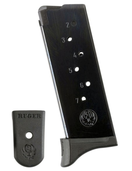 Cargador metálico RUGER EC9s / LC9s 7R con placa base extendida