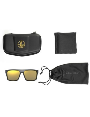 Gafas LEUPOLD BECNARA - montura negra mate / lente espejo naranja