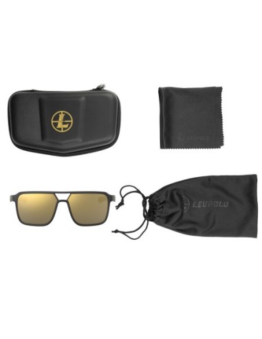Gafas LEUPOLD BRIDGER - montura negra / lente espejo bronce