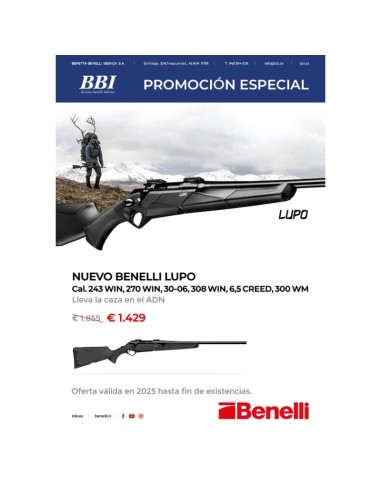 Rifle Benelli Lupo Synthetic