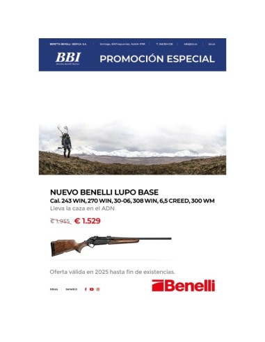 Rifle Benelli Lupo Base