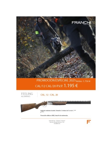 Escopeta Franchi Feeling Aluminio